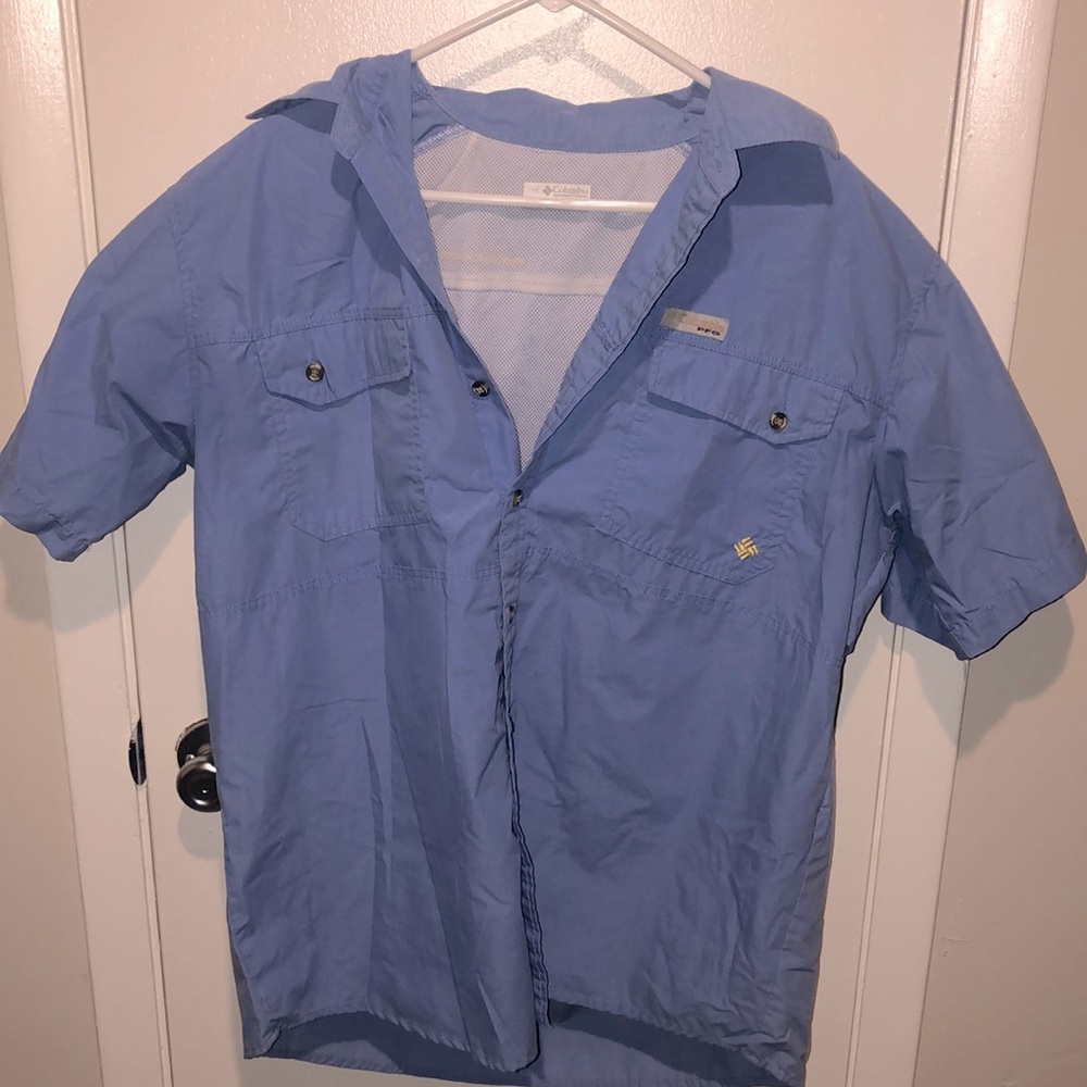 Columbia pfg performance fishing gear button shirt